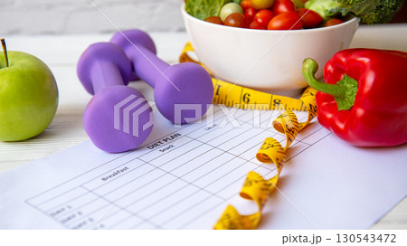 Diet Health Plan. Workout planing. Diet Health Plan. Workout planing. 130543472