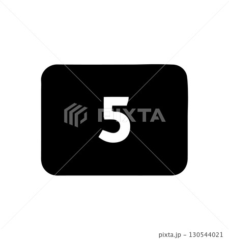 number five black background vectors illustration number five black background vectors illustration 130544021