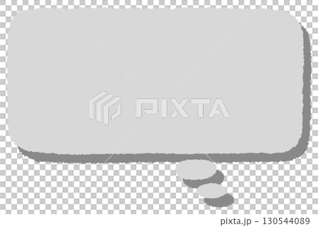 手寫矩形氣泡（帶陰影） 130544089