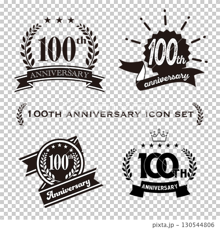 百年紀念圖示套裝，配有絲帶和裝飾框架。 130544806