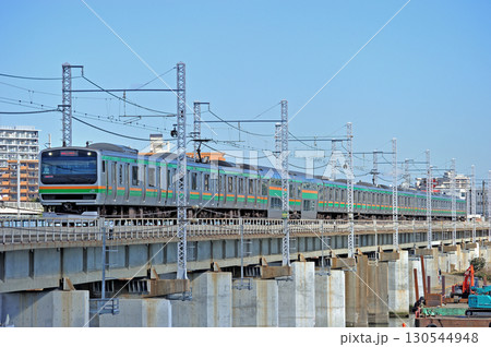 東海道本線 茅ヶ崎-平塚 JR東日本 E231系1000番台 K-29編成(国府津) 東海道本線 茅ヶ崎-平塚 JR東日本 E231系1000番台 K-29編成(国府津) 130544948
