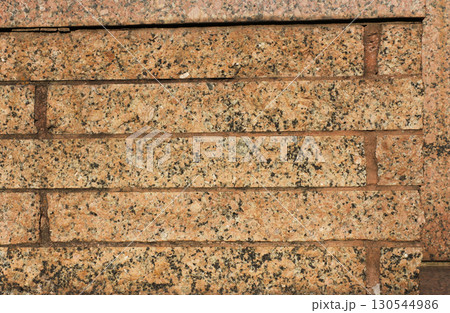 Close Up of Granite Structure in Rural Cemetery 130544986