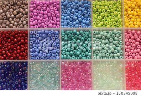 Box of Colorful 4mm Seed Beads For Jewelry Making Box of Colorful 4mm Seed Beads For Jewelry Making 130545008