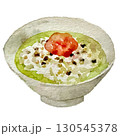 梅干し茶漬け　手描き水彩 130545378