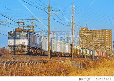 武蔵野線　東川口－東浦和　JR貨物　EF64-1046（愛知） 130545581