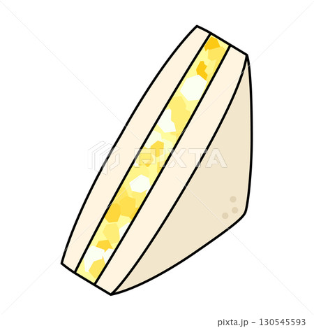 たまごサンドのアイコン 130545593