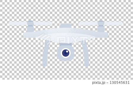ICT 施工相容無人機用於測量、檢查和監測的工業無人機向量插圖 130545631