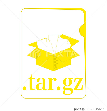 TAR.GZファイル形式 圧縮ファイル 130545653