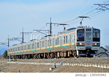 両毛線　思川－小山　JR東日本　211系　A34編成（高崎） 130545942