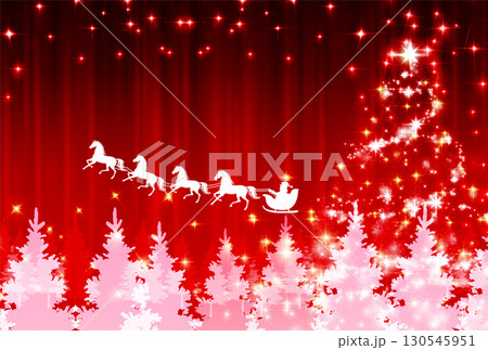 午　年賀状　干支　背景 130545951