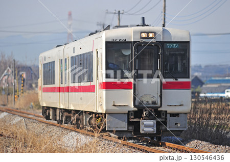 八高線 松久-用土 JR東日本 キハ110系 キハ112-204(高崎) 八高線80周年記念カラー 八高線 松久-用土 JR東日本 キハ110系 キハ112-204(高崎) 八高線80周年記念カラー 130546436