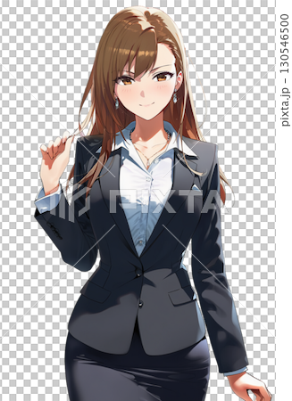 A business woman giving directions A business woman giving directions 130546500