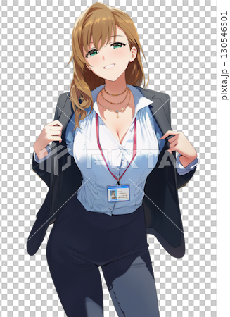 A business woman giving directions 130546501