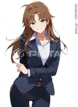 案内をするビジネスウーマン 案内をするビジネスウーマン 130546502