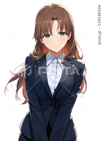 案内をするビジネスウーマン 案内をするビジネスウーマン 130546504