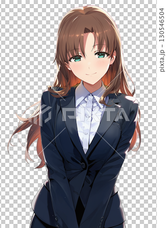 案内をするビジネスウーマン 案内をするビジネスウーマン 130546504