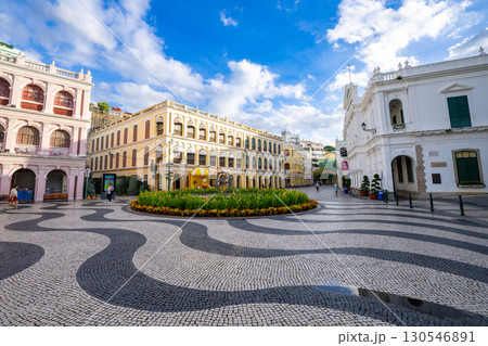 マカオ　セナド広場 130546891