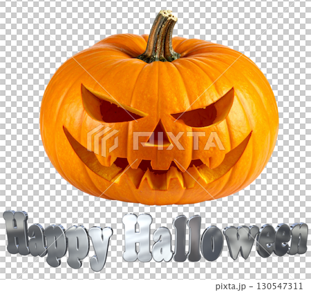 3DCG text "Happy Halloween" Happy Halloween 130547311