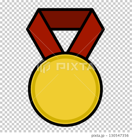 Simple gold medal Simple gold medal 130547356
