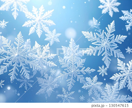 雪の結晶 壁紙　イラスト 130547615