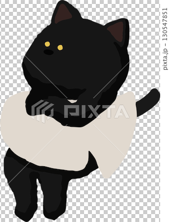 低音號演奏者黑貓 130547851