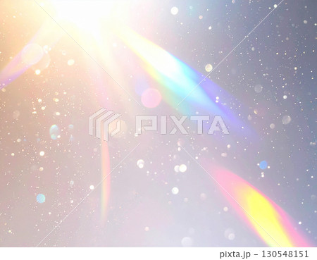 プリズムライト キラキラ 背景 テクスチャ グラフィック抽象背景素材 Generative AI 130548151