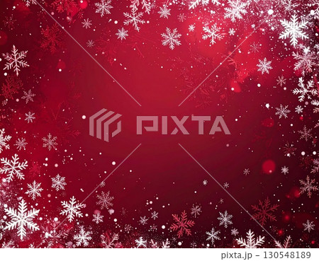 雪の結晶 壁紙　イラスト 130548189