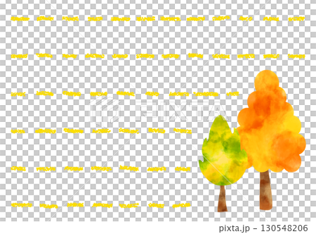蠟筆和水彩背景,秋葉設計信紙 蠟筆和水彩背景,秋葉設計信紙 130548206
