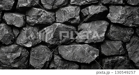 Coal mining process underground mines industrial photography dark environment close-up view energy concept 130549257
