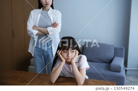 娘と母親が喧嘩しているイメージ 130549274
