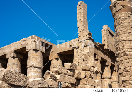 Ancient ruins of Karnak Temple in Luxor, Egypt 130550526
