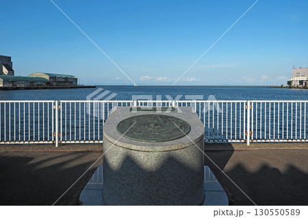 小樽 かつない臨海公園の方位盤 小樽 かつない臨海公園の方位盤 130550589
