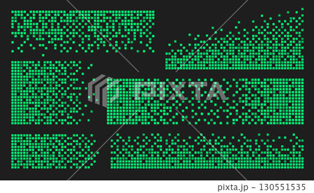 Green cube pixel pattern textures 130551535