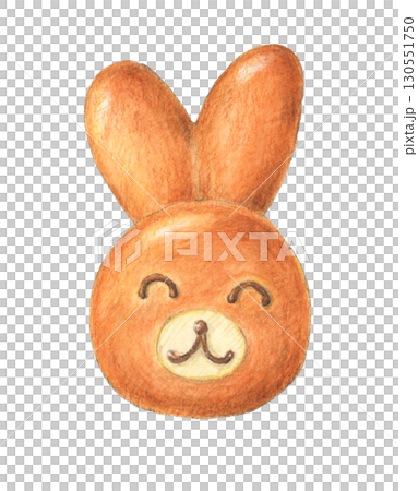 Niko Niko Pan 兔子手繪水彩與色鉛筆插畫 Niko Niko Pan 兔子手繪水彩與色鉛筆插畫 130551750