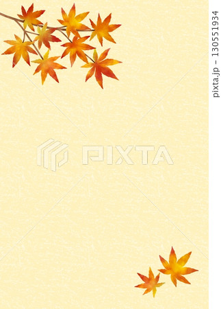 紅葉の背景〈ハガキ〉 D-2 紅葉の背景〈ハガキ〉 D-2 130551934