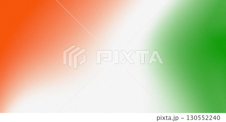The background is in the colors of the Indian flag with a grainy texture 130552240