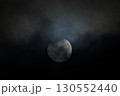 雲に隠れた皆既月食 130552440