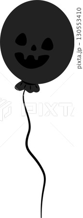 Scary black balloon Scary black balloon 130553410