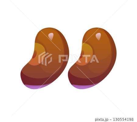 Cartoon Mexican font beans punctuation quotation mark. Latin America fiesta latin alphabet special symbol. Mexico festival vector ABC font punctuation sign or Mexican holiday English typeset element 130554198