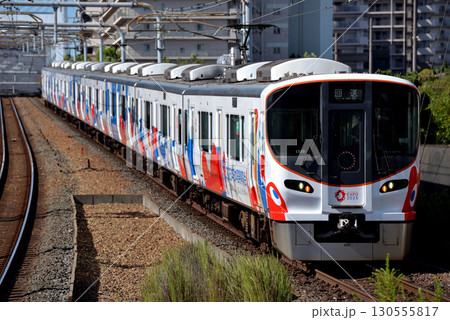 JRゆめ咲線を走る323系回送電車8両 130555817