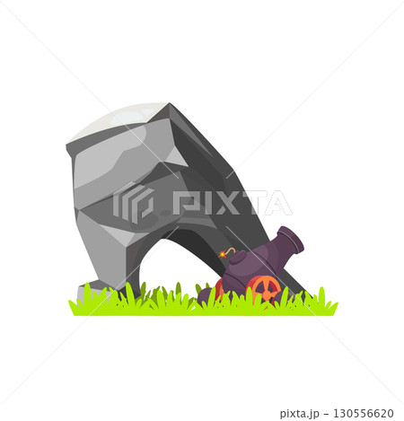 Stone with a Bomb and a Cannon 130556620