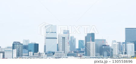背景　ビル群　 130558696