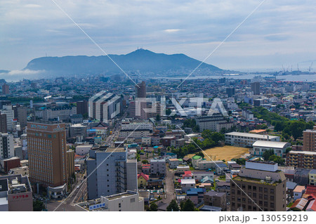【北海道_函館市_五稜郭】タワーからの眺望 7月 130559219