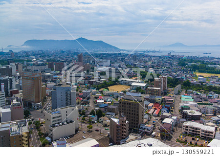 【北海道_函館市_五稜郭】タワーからの眺望 7月 130559221