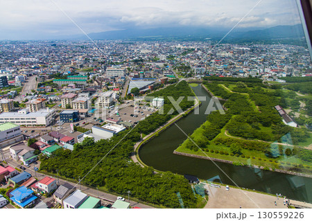 【北海道_函館市_五稜郭】タワーからの眺望 7月 130559226