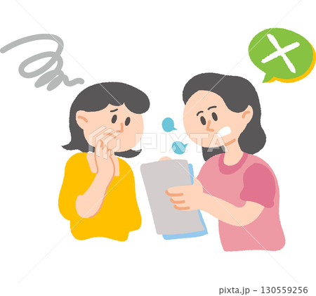 働く女性のイラスト 130559256