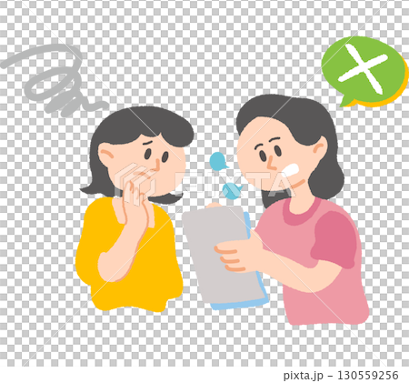 働く女性のイラスト 130559256