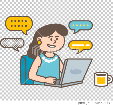 一名職業婦女的例證 130559275