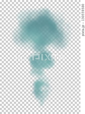 A blue smoke screen with three rising blobs A blue smoke screen with three rising blobs 130559380