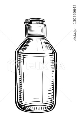 Cosmetic bottle sketch 4 Cosmetic bottle sketch 4 130560642